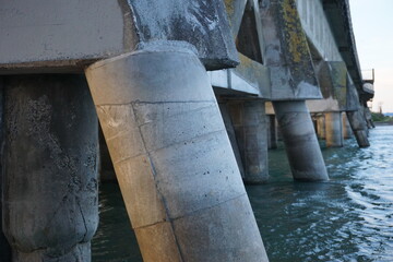 Abandoned harbour bridge.