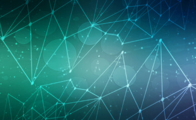 Obraz premium Internet connection network high digital technology. Abstract geometric background with connecting points and lines, Abstract Technology background