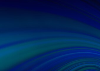 Dark BLUE vector blurred bright template.