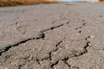 dry cracked soil
