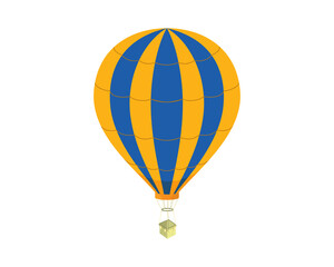 Fototapeta premium Flying Air Balloon Illustration Vector