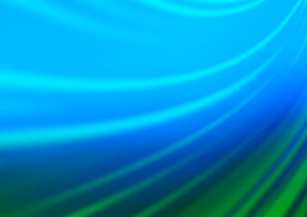 Light Blue, Green vector blurred bright pattern.