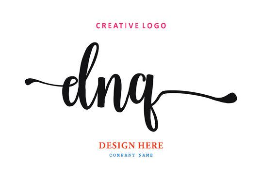 simple DNQ letter arrangement logo is easy to understand, simple and authoritative