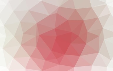 Light Green, Red vector polygonal background.