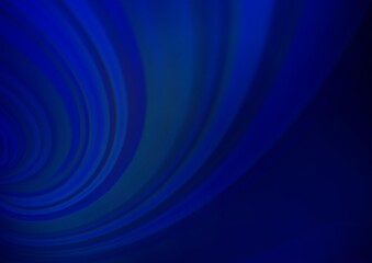 Dark BLUE vector blurred and colored template.