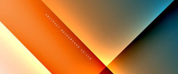 Fluid gradients with dynamic diagonal lines abstract background. Bright colors with dynamic light and shadow effects. Vector wallpaper or poster