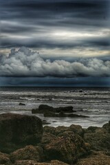 clouds over the sea