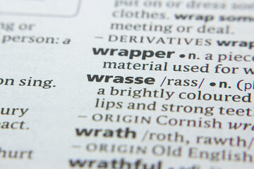Word or phrase Wrasse in a dictionary.