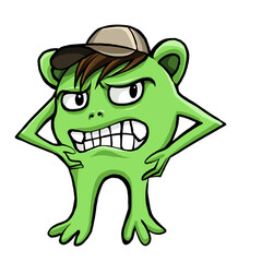 cartoon monster