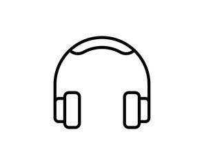 Headphones line icon
