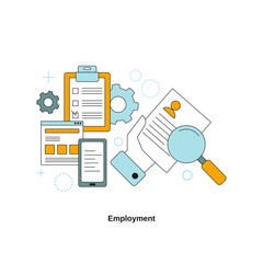 Employment concept illustration