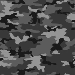 
Camouflage gray pattern vector seamless military background on textiles. Fashion pattern