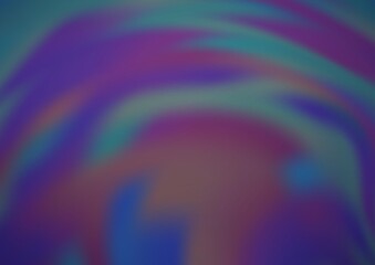 Dark BLUE vector abstract blurred pattern.