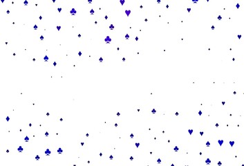 Light Blue, Red vector layout with elements of cards.