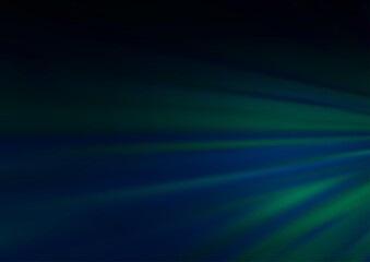 Dark BLUE vector blurred bright pattern.