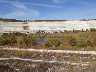 
Volsky chalk quarry, Saratov region, Russia