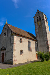 Fototapeta premium St. Gallus Kirche in Kaiseraugst in Kanton Aargau