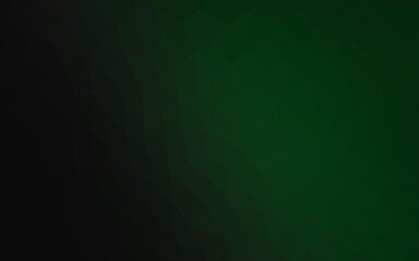 Dark Green vector triangle mosaic template.