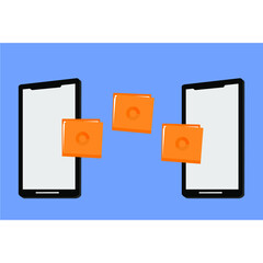 mobile phone and folder transfer, file, share