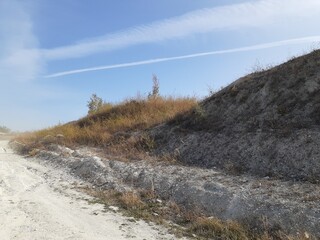 
Volsky chalk quarry, Saratov region, Russia