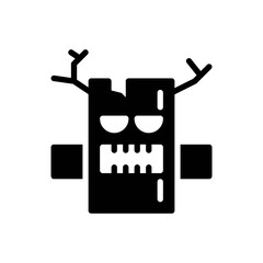 tree icon in line style isolated on white background. EPS 10 