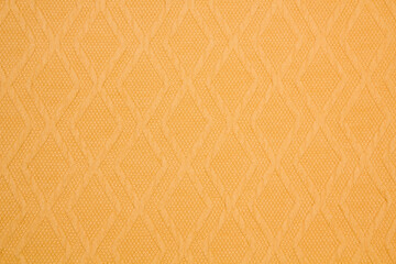 Fototapeta premium Fabric cotton fold, top view. Colorful textile