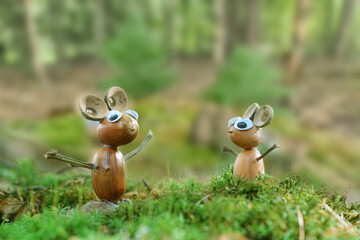 in der Natur im Herbst