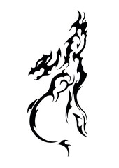 chinese dragon nineteenth of the big collection ethnic tattoo symbol sticker