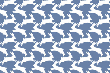 Fototapeta premium Digital paper rabbit. suitable for decoration and backdrop.