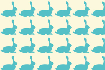 Digital paper rabbit. suitable for decoration and backdrop.