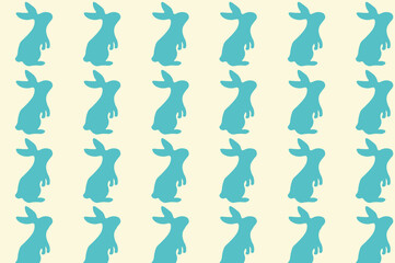 Digital paper rabbit. suitable for decoration and backdrop.