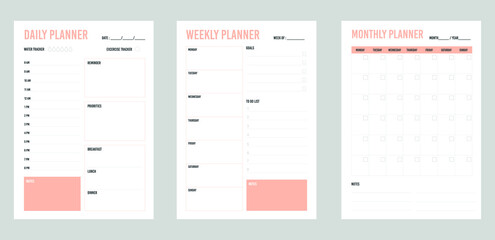 Set of minimalistic planners