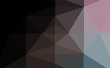 Fototapeta premium Dark Blue, Red vector abstract polygonal cover.