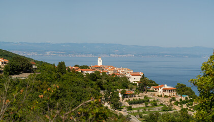 Fototapeta na wymiar Image of Brsec city, Istria, Croatia.