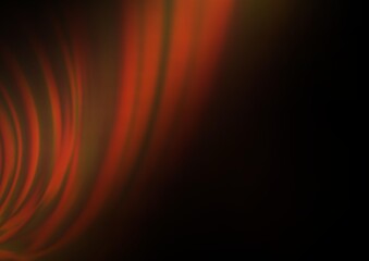 Dark Orange vector blurred shine abstract pattern.