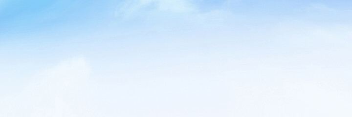 Blue sky with white cloud. The summer heaven is colorful clearing day Good weather and beautiful nature in the morning.