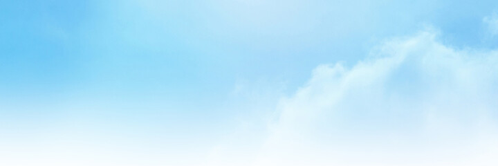 Blue sky with white cloud. The summer heaven is colorful clearing day Good weather and beautiful nature in the morning.