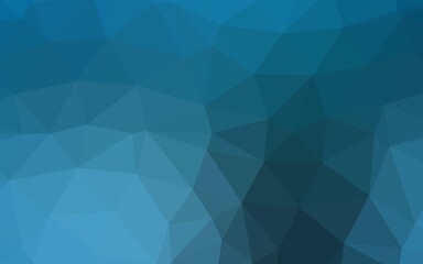 Obraz premium Light BLUE vector polygonal template.