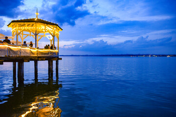 Sonnenuntergang am Bodensee