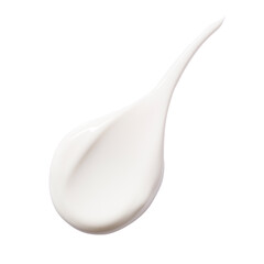 Cosmetic cream in abstract shape on background