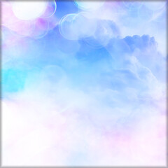 heavenly clouds background / abstract beautiful background of bright clouds in the sky