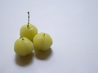 star gooseberry on a white background