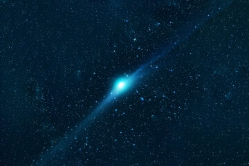 Fototapeta na wymiar Beautiful blue galaxy in deep space. Elements of this image furnished by NASA
