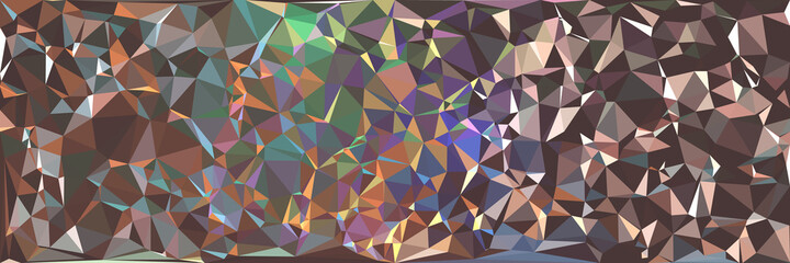 Fototapeta premium Abstract polygonal background. Triangular geometric pattern. Vector illustration.