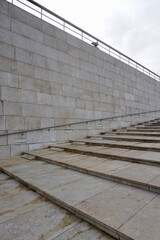 Fototapeta premium stairs architecture in Bilbao city, Spain