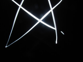 Picture of Light Streaks. Long Exposure Photography