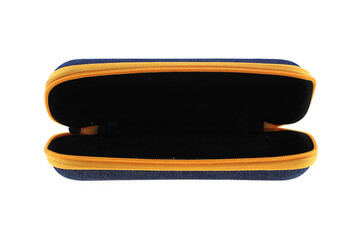 Glasses case isolated on white background.