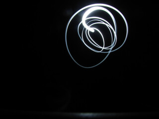 Picture of Light Streaks. Long Exposure Photography