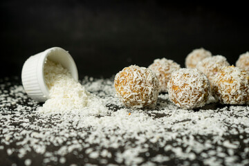 energy balls, candy,low-calorie sweets