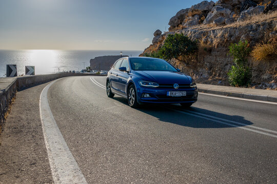 New Golf 8 on a winding road